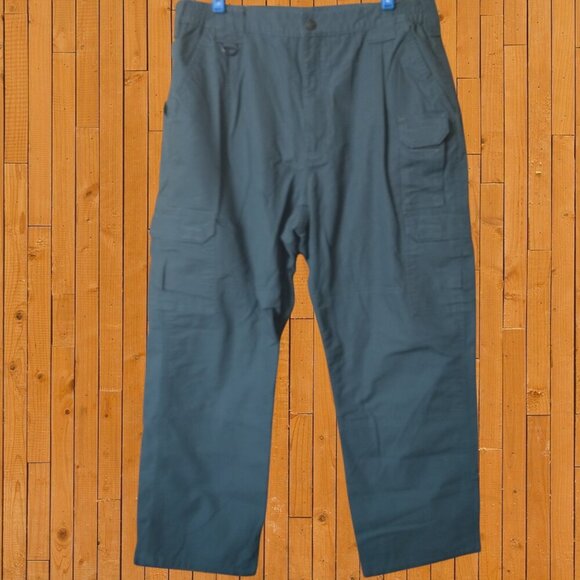 5.11 Tactical Cargo Pants Men's W36 x L30 Green Pockets Utility Outdoor - Picture 1 of 4